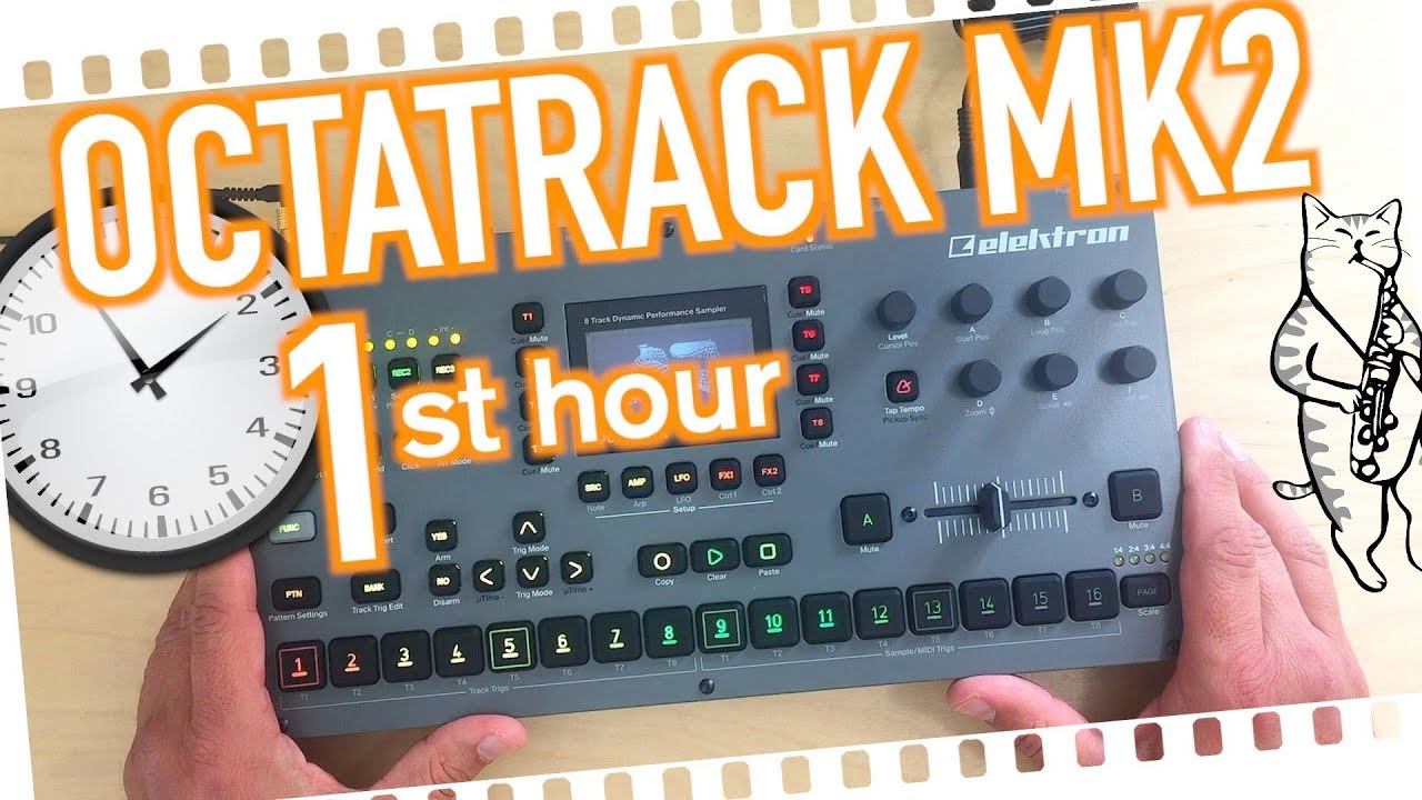 My// Your First Hour with OCTATRACK MK2 🎧 TUTORIAL | #factory presets #samples #first small track