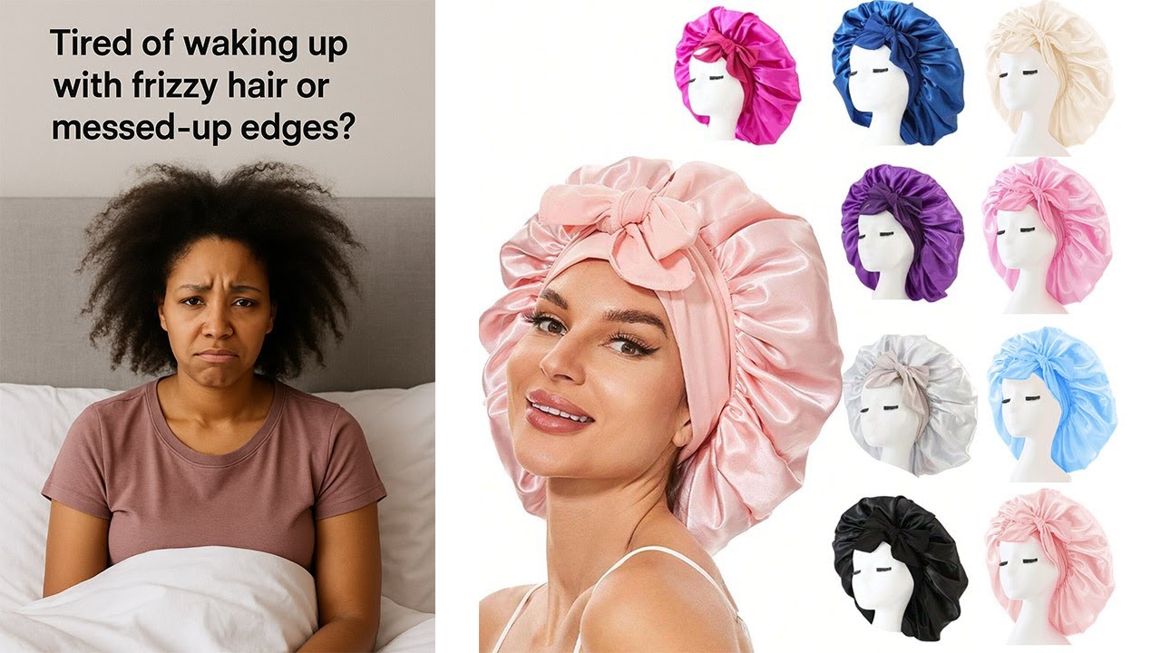Satin Sleeping Cap For Women