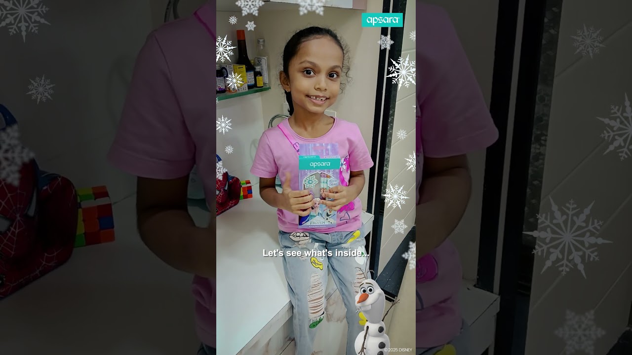 Apsara Pencil's Frozen kit: In stores near you. ✨​