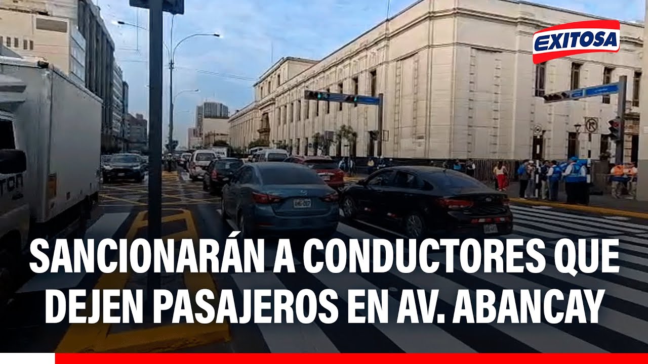 🔴🔵 ATU multará a conductores de taxis y particulares que suban o dejen paraderos en Av. Abancay