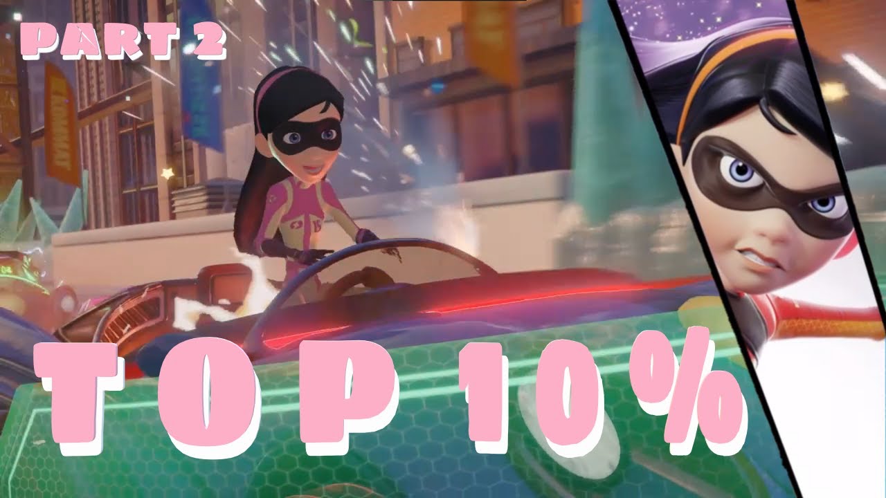 Don’t Embarrass Me! Part 2 Top 10% in the World (Violet) | Easy Route | Disney Speedstorm