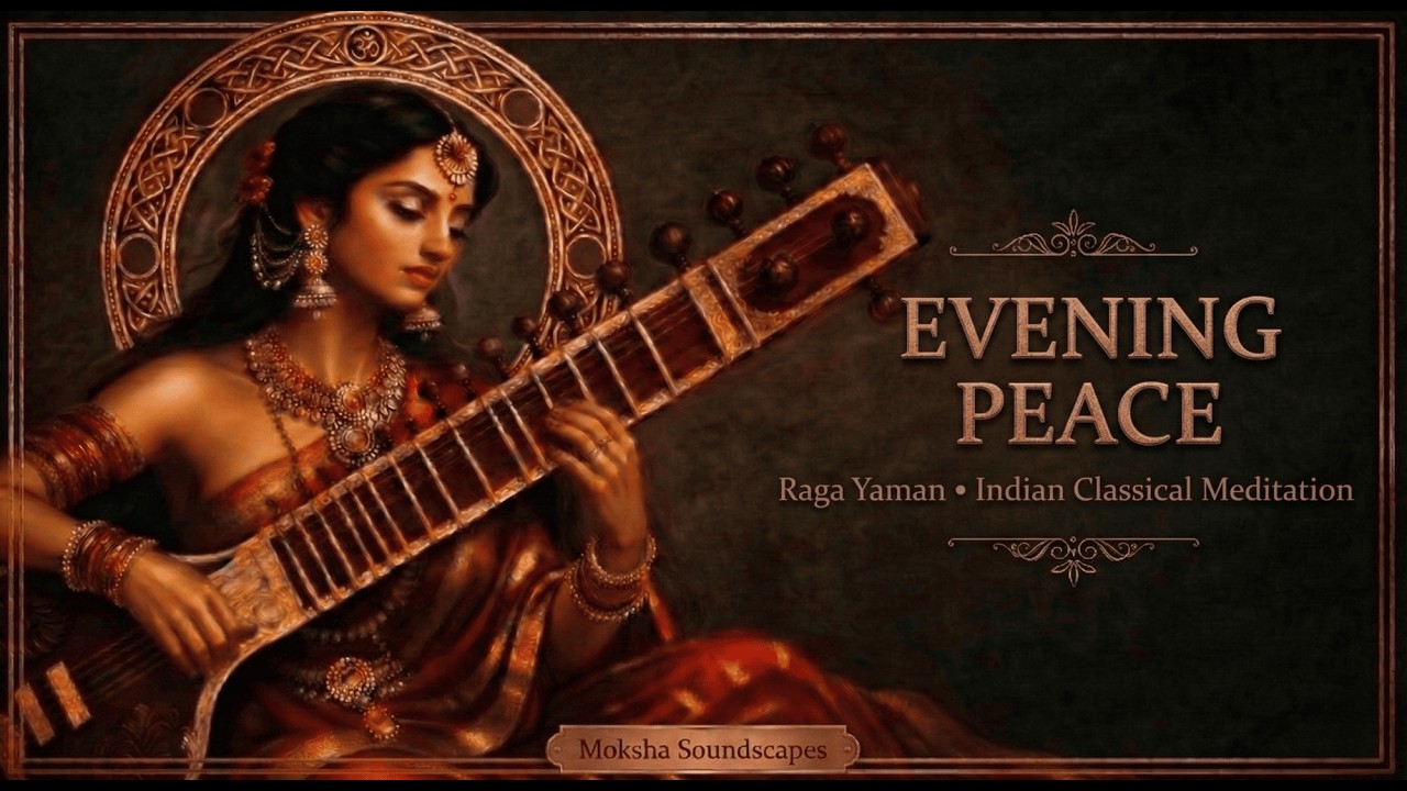 Calm Your Mind with Sitar | Raga Yaman Meditation Music | Indian Classical Relaxation