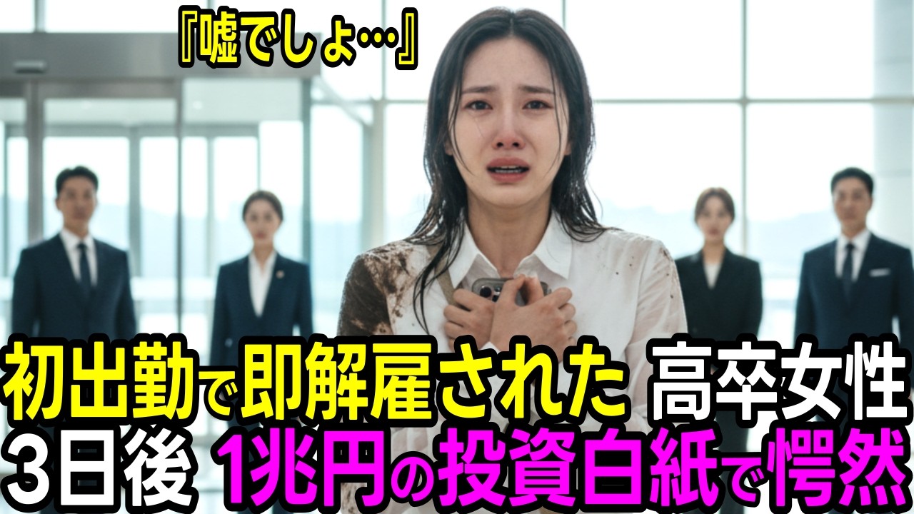 IT企業の高卒派遣社員を15分で解雇したエリート部長、助けた老人が1兆円の投資家会長と発覚し投資白紙で全てを失う結果に