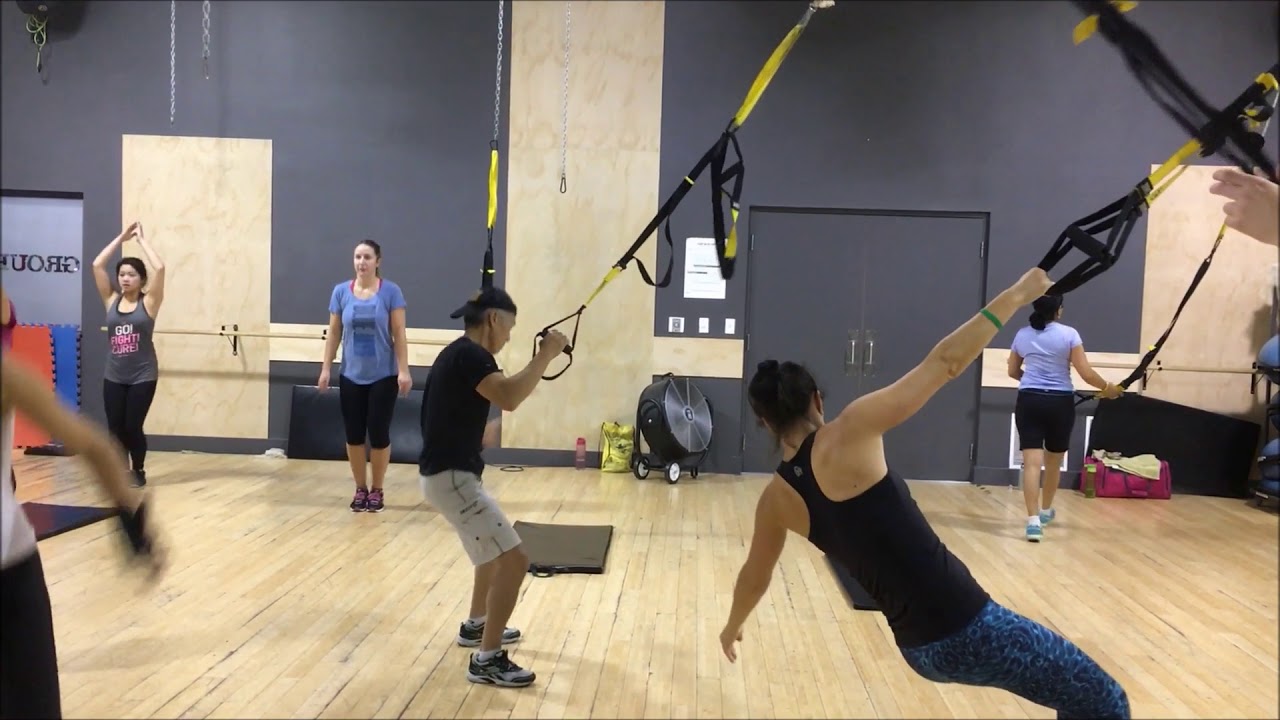 TRX and Cardio (no equipment Cardio) Combo.  Boot Camp, HIIT Style