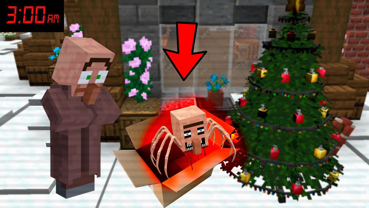 ¿Quien dejó este regalo al aldeano de minecraft?