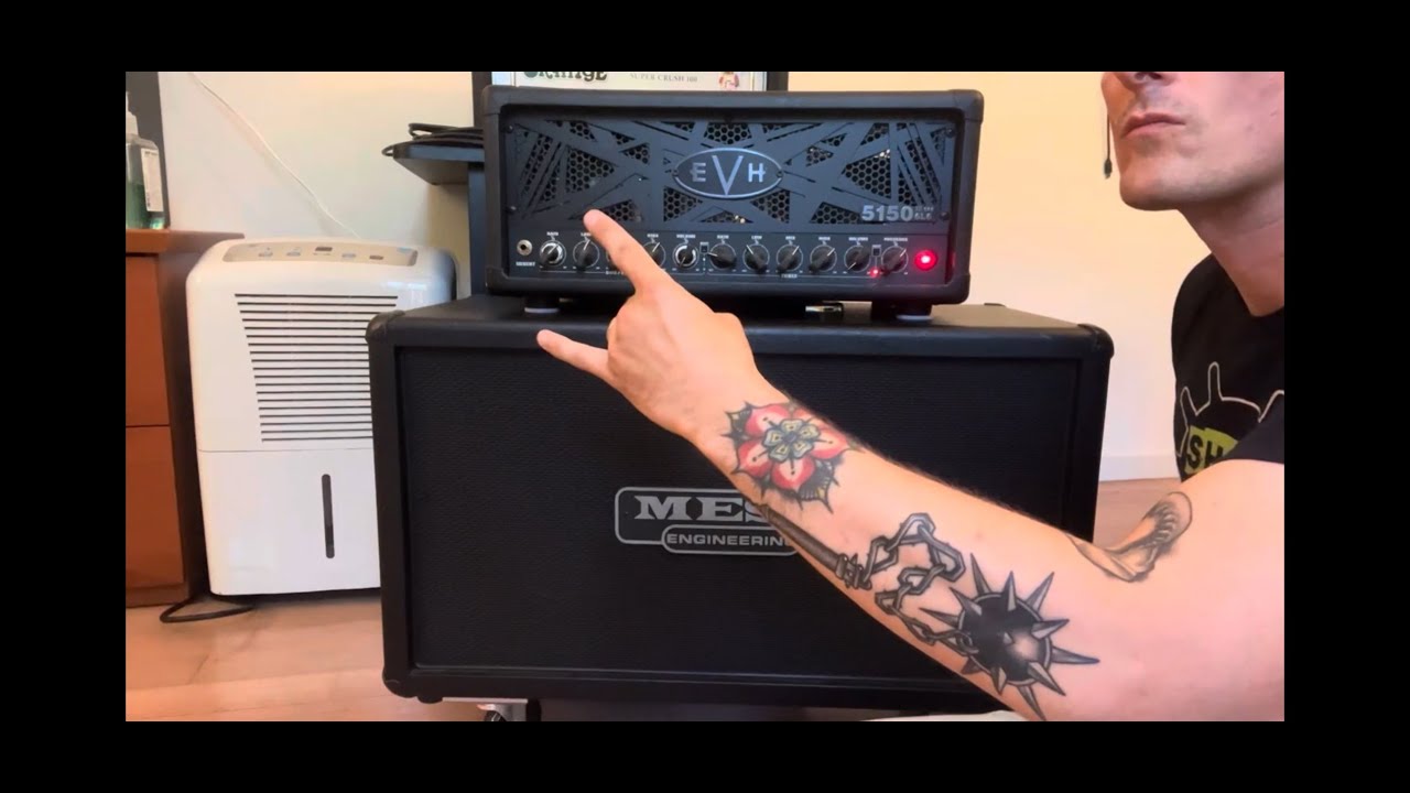 EVH 5150 iii Stealth 50 Watt through Mesa Rectifier 2x12 *No Talking*