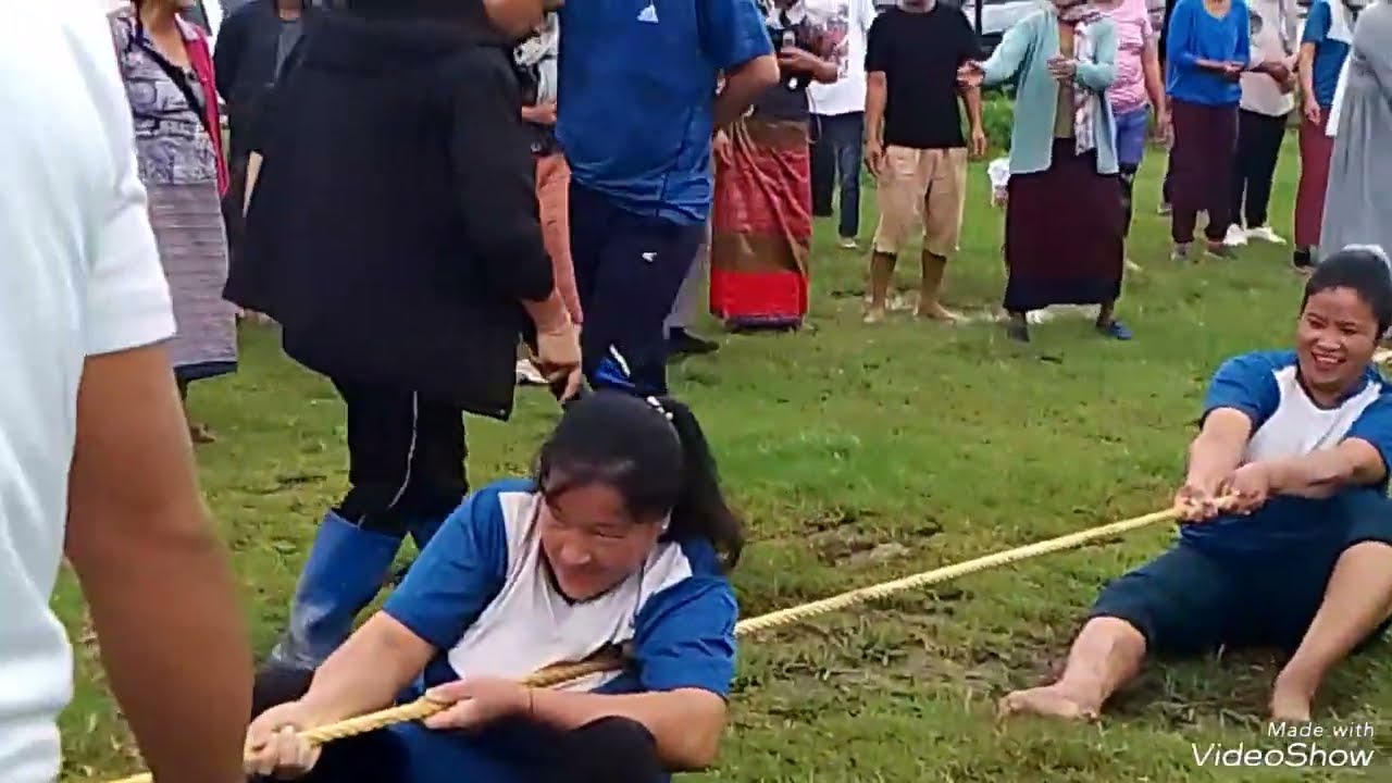 Tug of War games of Hija Silang Diting Dree festival 🎎 2024 Ziro Arunachal Pradesh.