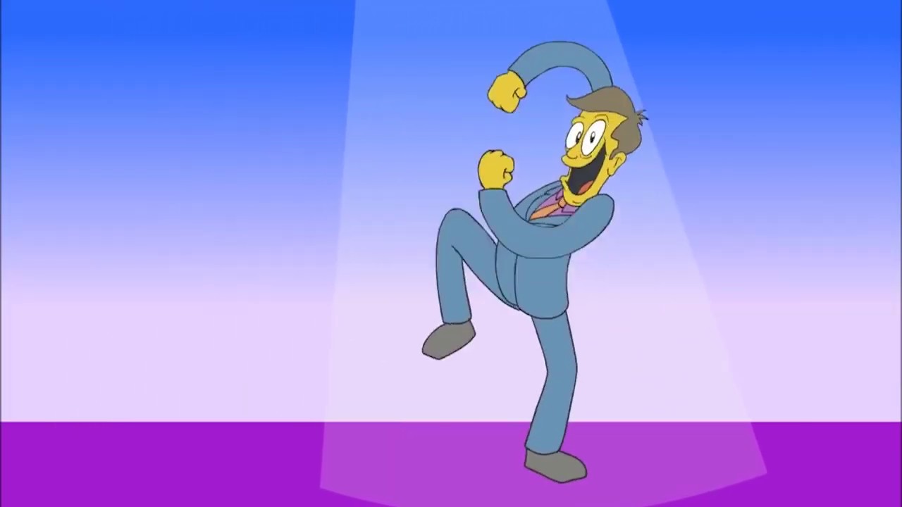 Die Simpsons - Gedämpfte Muscheln/ Huscheln, aber alle 13 Sekunden gibt es eine andere Animation