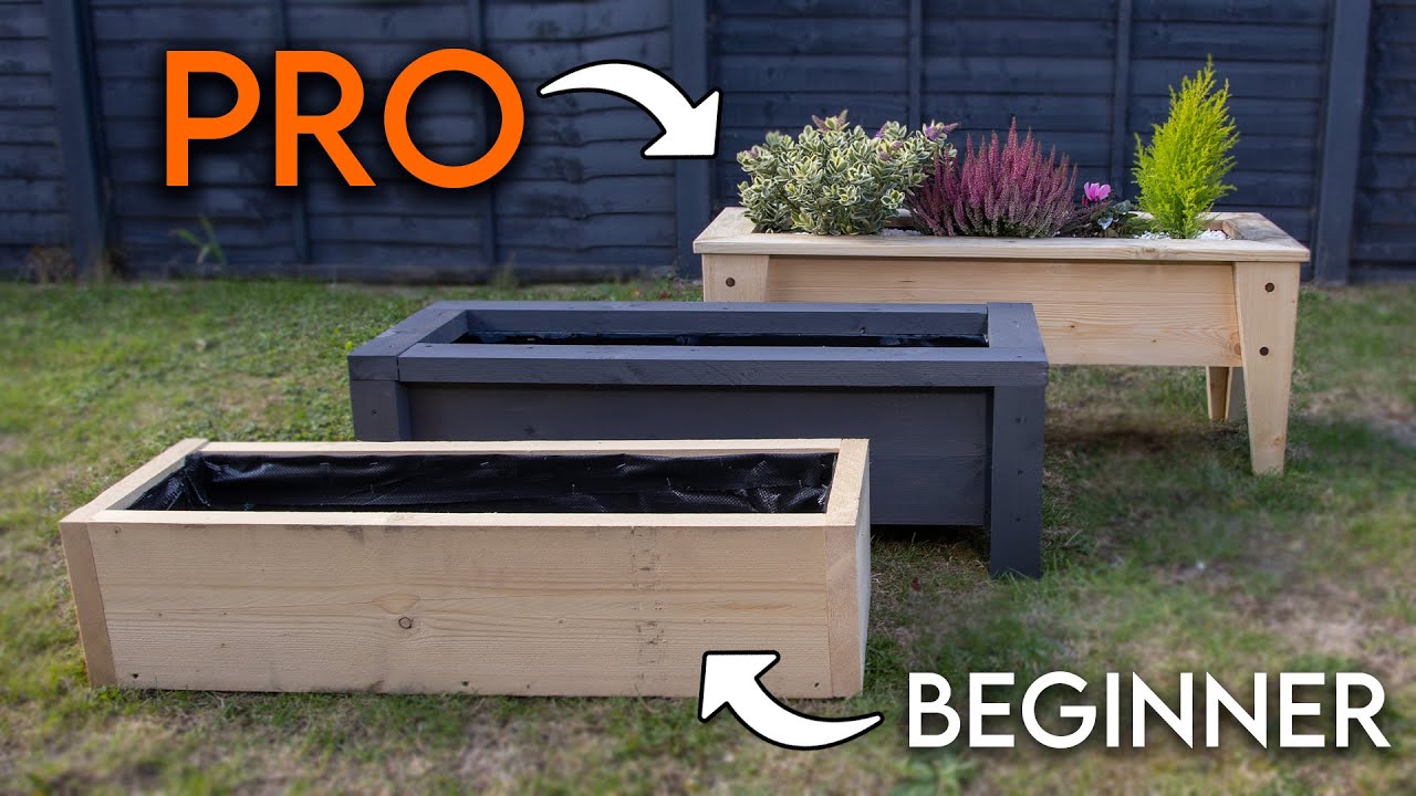 3 Levels of DIY Planters | Beginner vs Pro