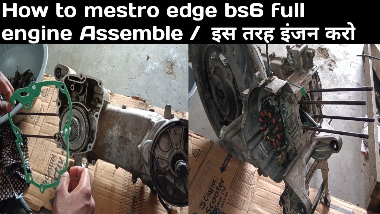 How to Maestro edge bs6 full engine Assemble/#automobile #servicecentre