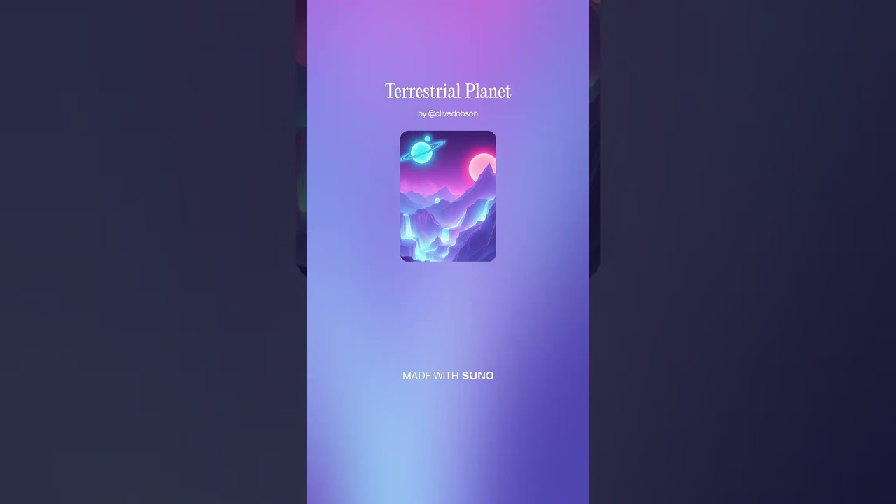 Terrestrial Planet, Blue Habitat 4 - Instrumental #AI​ #Song​ by #Suno​ #music​ #newmusic​