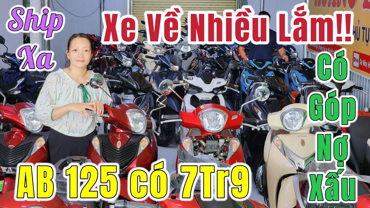 Xe Về Chật Nhà Chị Diễm Xả Rẻ AB 125 fi Có 7Tr9 SH mode Vision Về Chật Nhà Góp Nợ Xấu Tại Hoàng Diễm