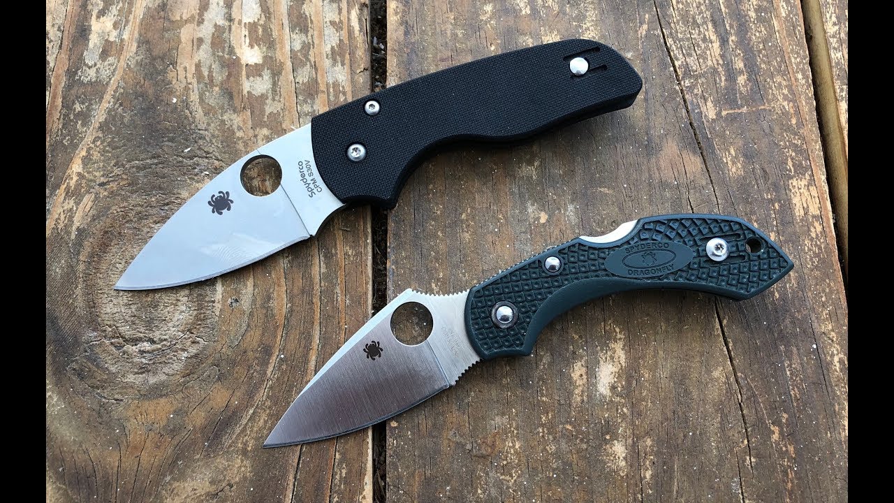 Сравнение Spyderco Lil' Native и Spyderco Dragonfly