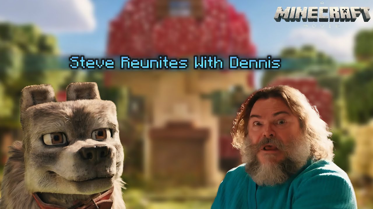 A Minecraft Movie (2025) | Steve Reunites With Dennis | Movie Clip