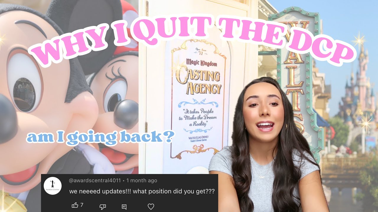 WHY I QUIT THE DISNEY COLLEGE PROGRAM– what was my role? am I going back?