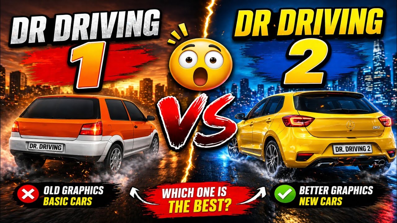 DR DRIVING 1 VS DR DRIVING 2 🚗💨 | WHICH ONE IS STRONG? 😱