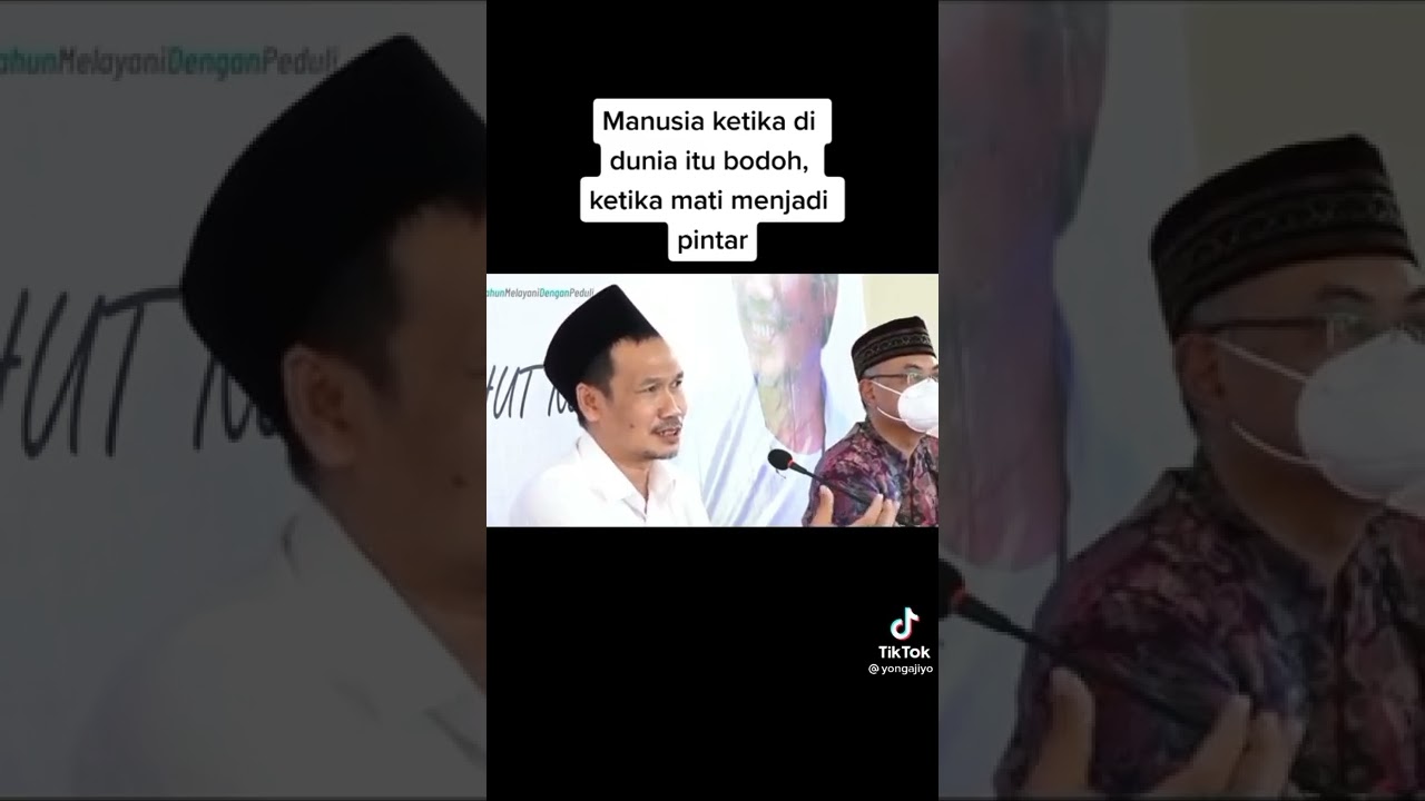 Kalam Gus Baha manusia ketika di Dunia itu bodoh, Ketika mati menjadi pintar