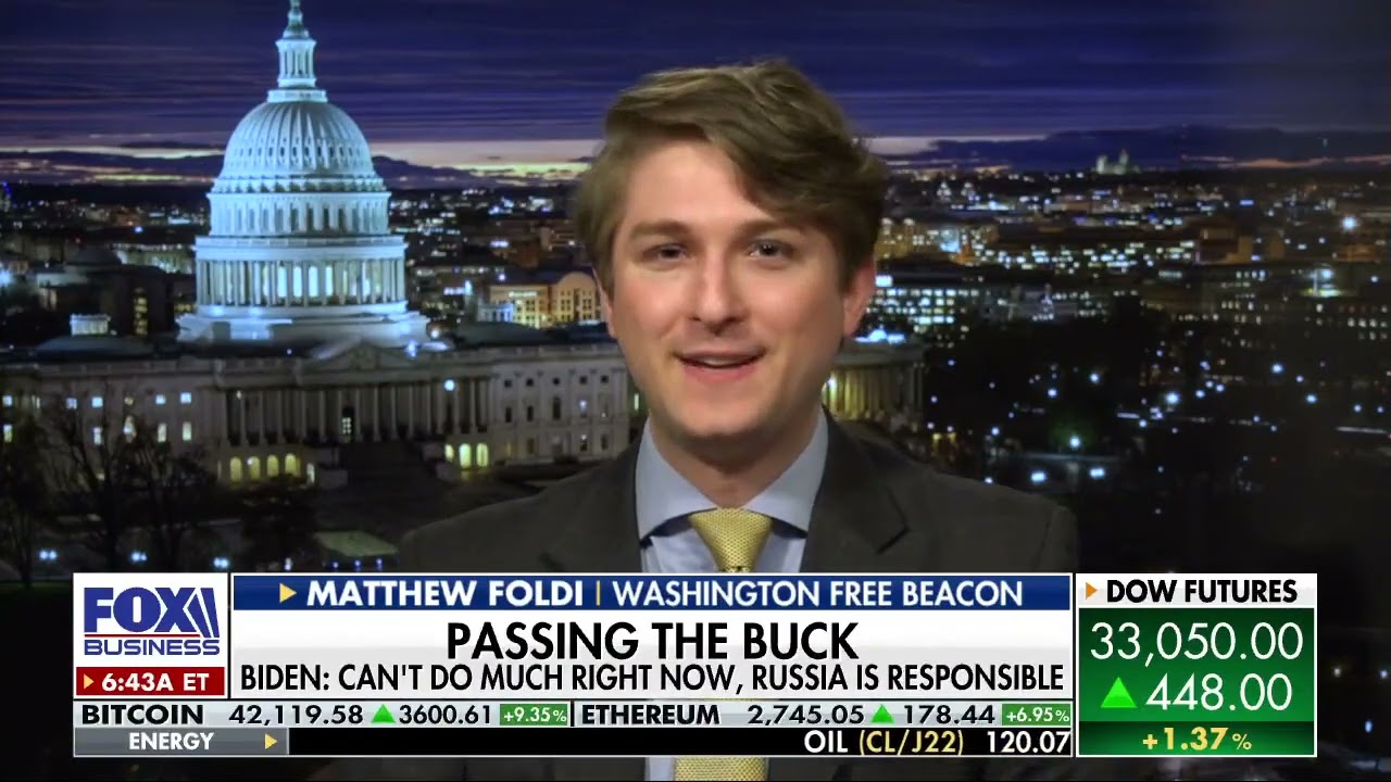 Matthew Foldi on Biden Gas Prices, Foreign Policy, Energy