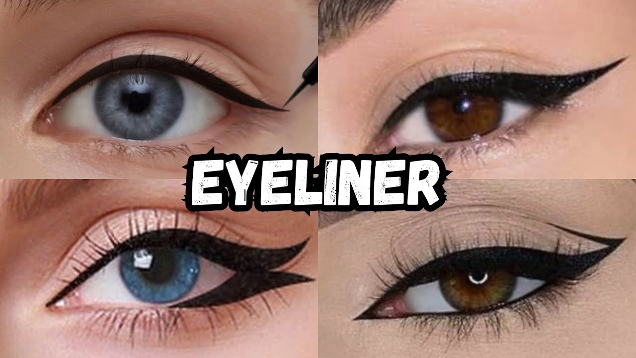 How To Apply Different Types Of Eyeliner | Eyeliner tutorial for beginners