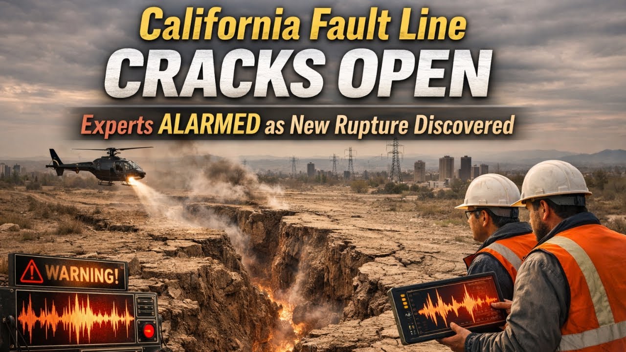 California Fault Line CRACKS OPEN — Experts ALARMED as New Rupture Discovered