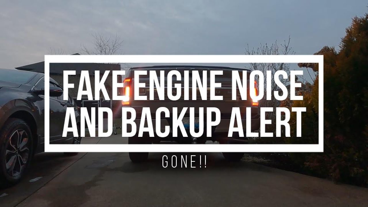 NO MORE Ford Backup Alert or Fake Electric Motor Noise