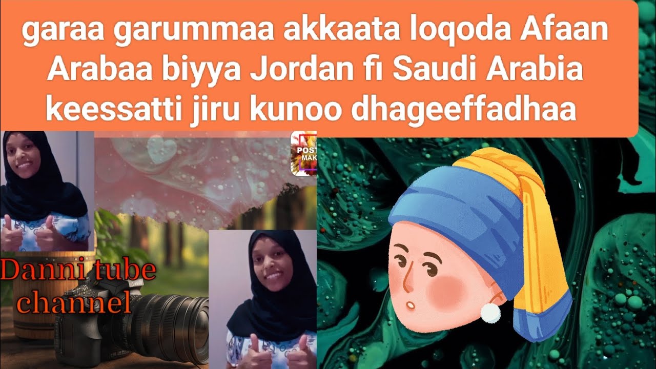 Afaan Arabaa biyya Jordan fi Saudi Arabia keessatti garaa garummaa jiru .