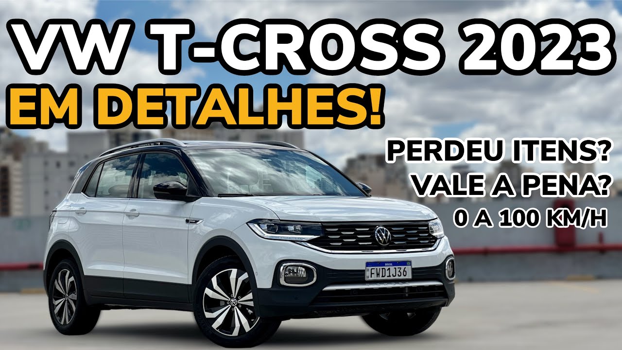 NOVO VOLKSWAGEN T-CROSS 2023 HIGHLINE EM DETALHES - Falando de Carros