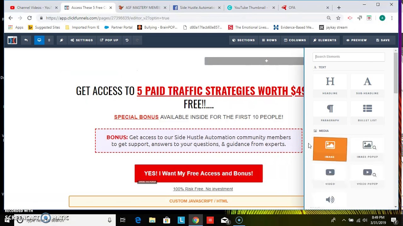 How To Use Click Funnels Editor Fast - Click Funnels Tutorial 2019