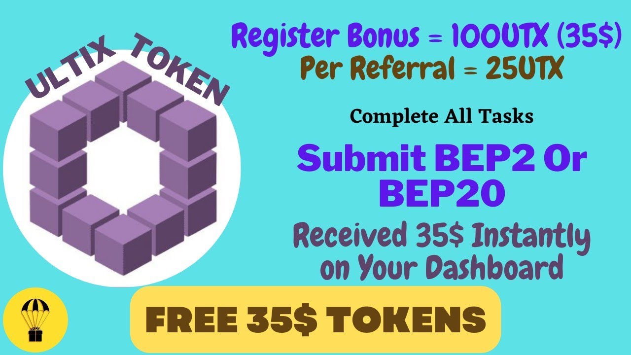 Ultix token Airdrop | Instant Claim 35$ Token | Free 100UTX Token | How to Register Ultix.io Airdrop