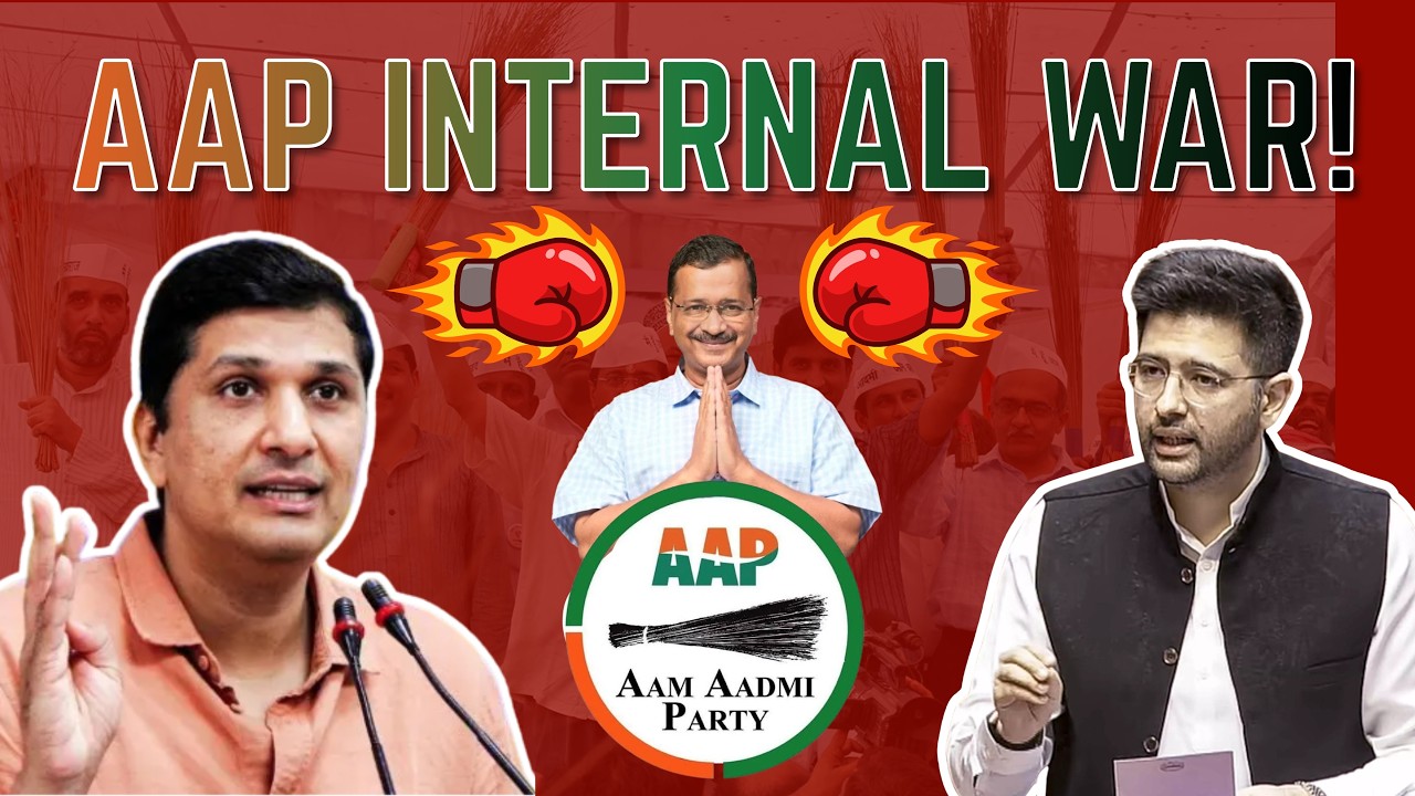 AAP INTERNAL WAR  Bharadwaj vs Chadha Explodes | Bizz Buzz