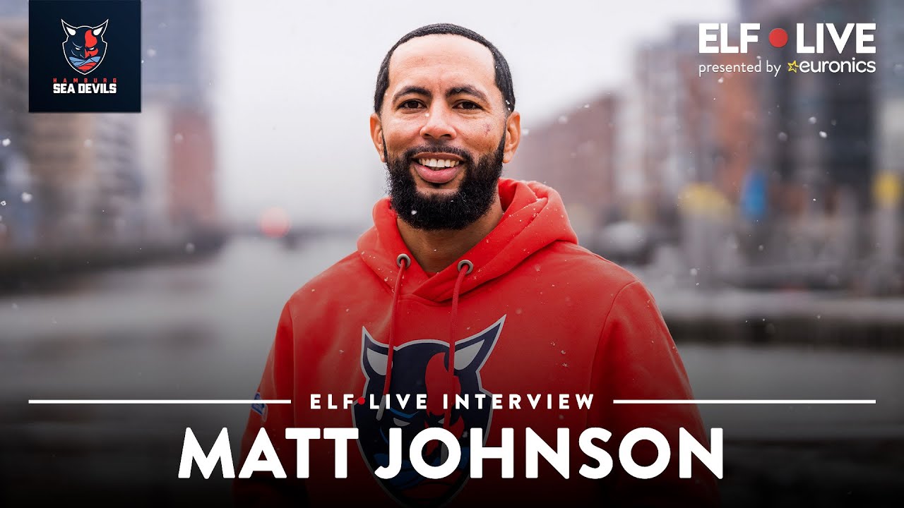 Sea Devils HC Matt Johnson about the Hamburg problems | ELF Live Clips presented by Euronics