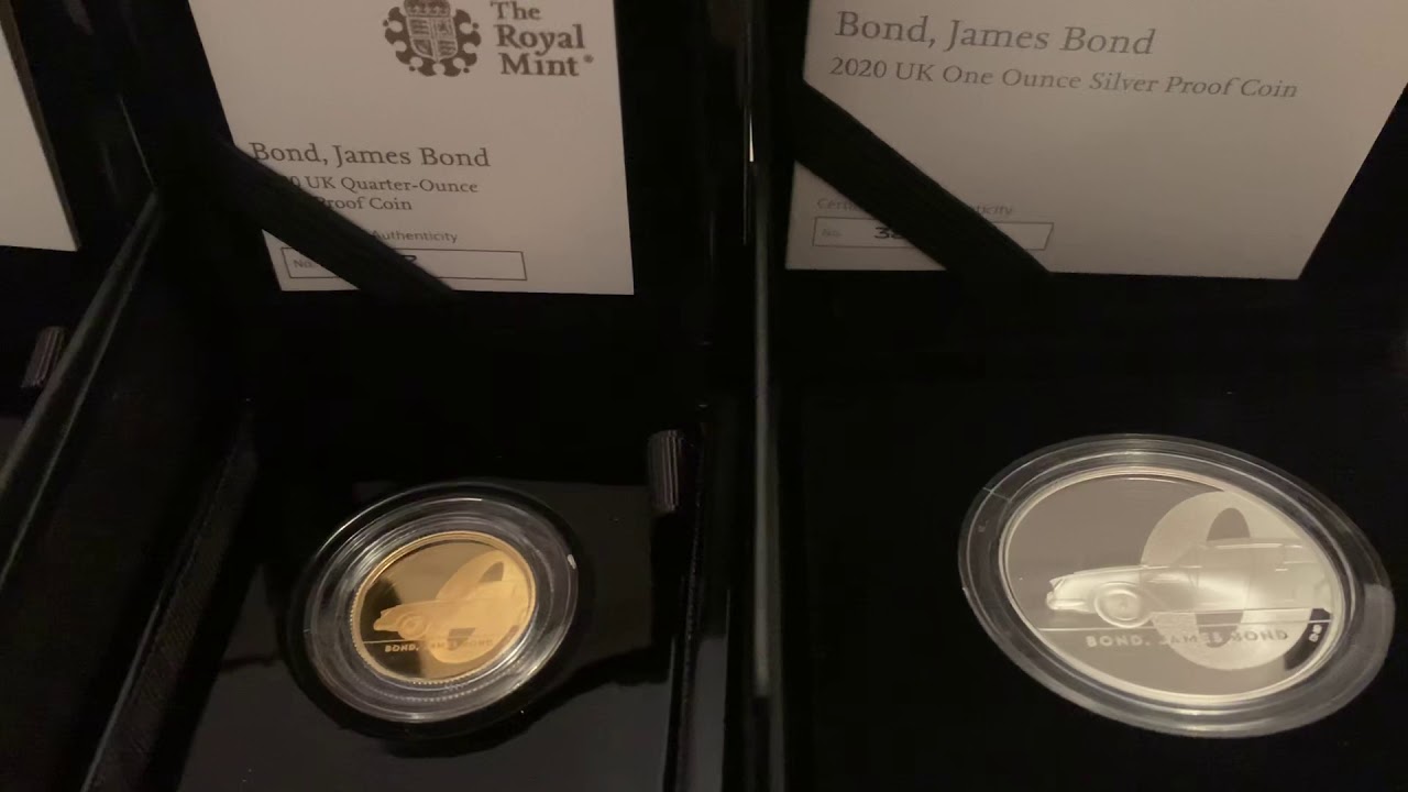 The James Bond 007 Coins Have Arrived!!!