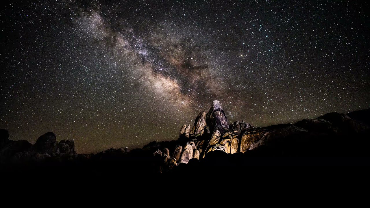 Alabama Hills Milky Way Time Lapse - Canon 5DsR