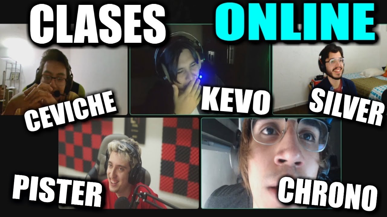 CLASES EN LÍNEA MIENTRAS JUGAMOS LEAGUE OF LEGENDS con SILVER, PISTER CEVICHE y CHRONOFOX