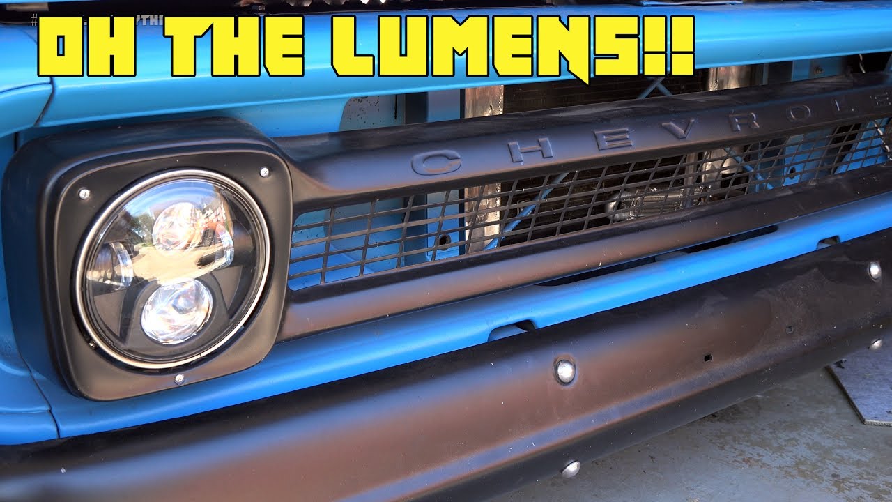 BIG LED Headlight Upgrade for the C10!