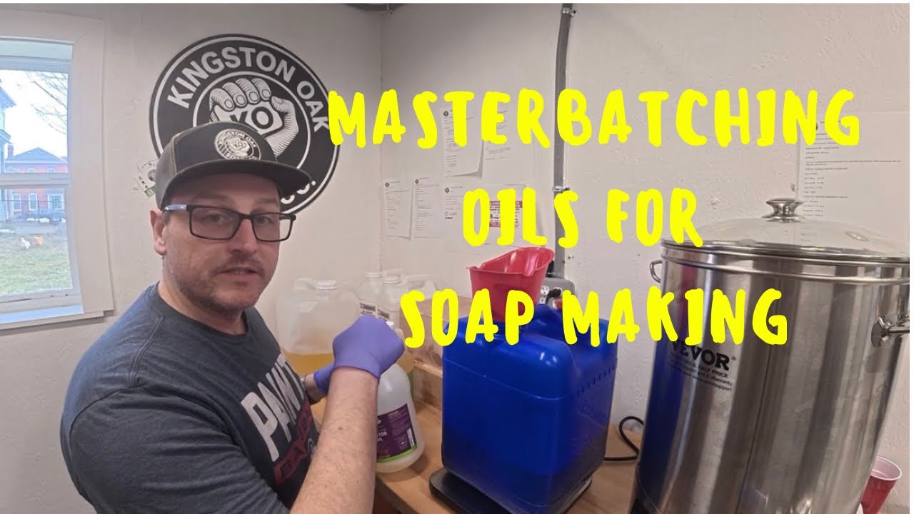 How We Masterbatch Oils for Consistent Cold Process Soap Batches: Scaling up our Soap Business