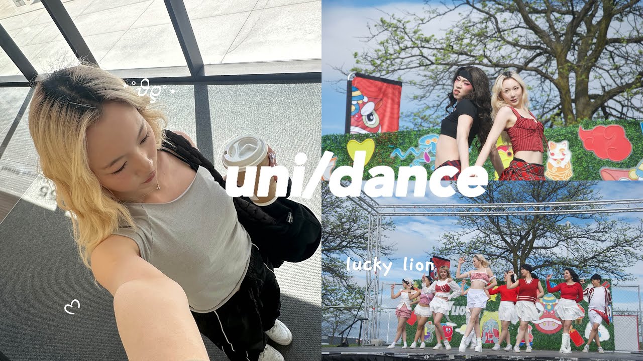 week in my life 🎧ྀི♪⋆.✮ uni class, dance practice, lucky lion kpop performance