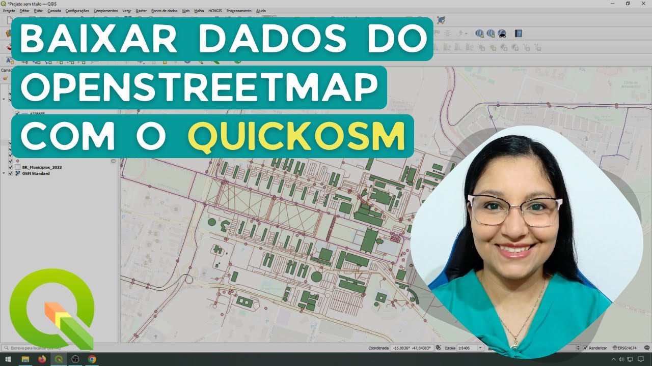 Baixar dados do OpenStreetMap com o QuickOSM no QGIS