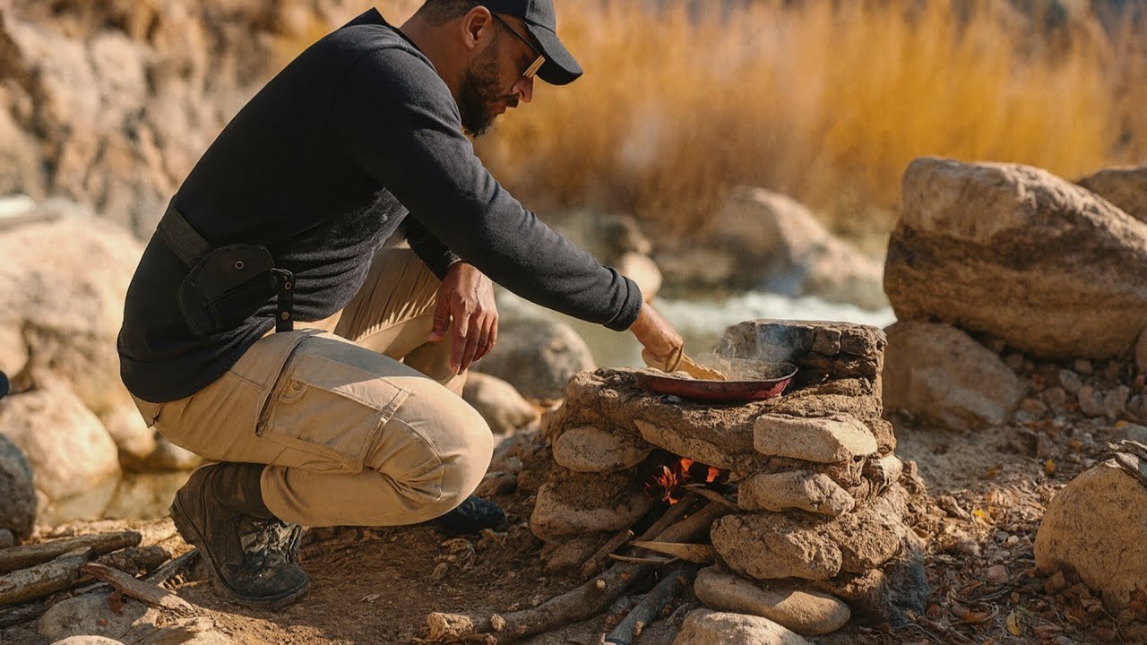 Building a Natural Stone Stove from Scratch