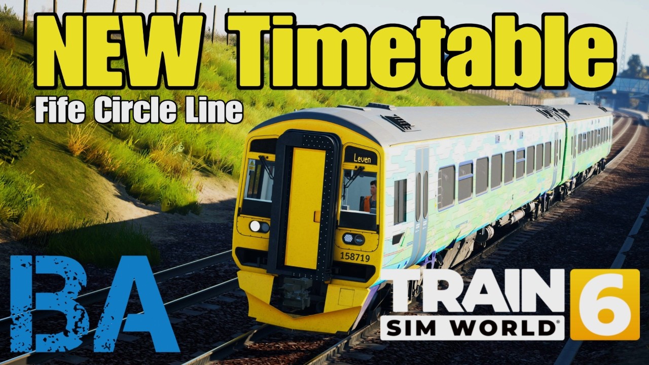 NEW Fife Circle 158 Timetable - ITS FINALLY OUT - Train Sim World 6