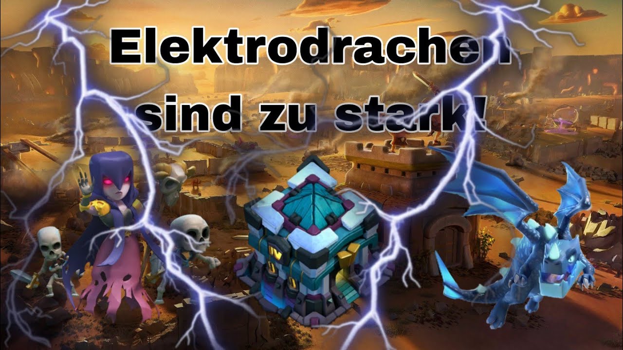 Rathaus 13 Elektrodrachen sind zu stark! Tag 3 & 4! Clash of Clans Deutsch