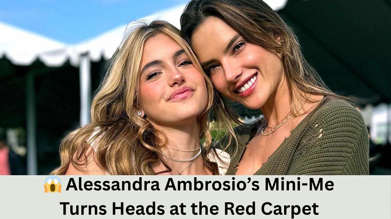 Alessandra Ambrosio & Daughter Anja STUN in Rare Red Carpet Appearance