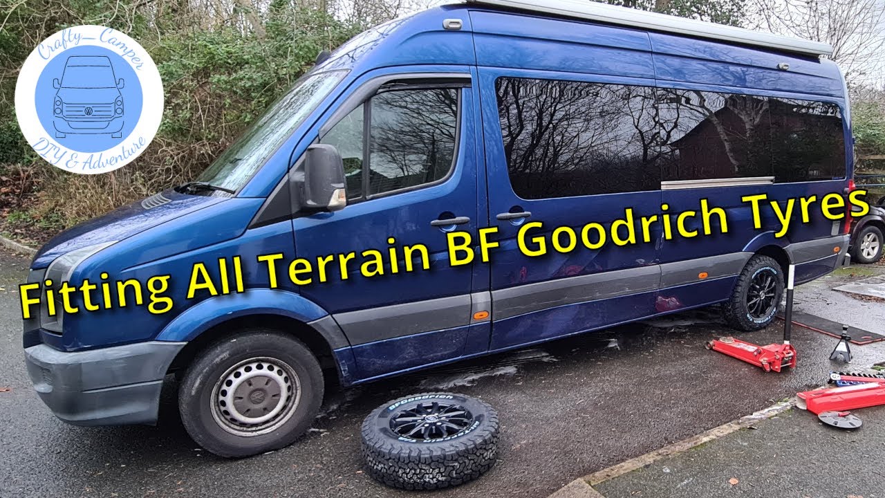 Fitting BF Goodrich KO2 Off-road tyres to a VW Crafter / Sprinter - Full walk through