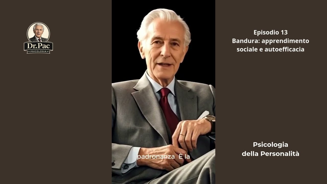 Personalità - 13 – Bandura: apprendimento sociale e autoefficacia