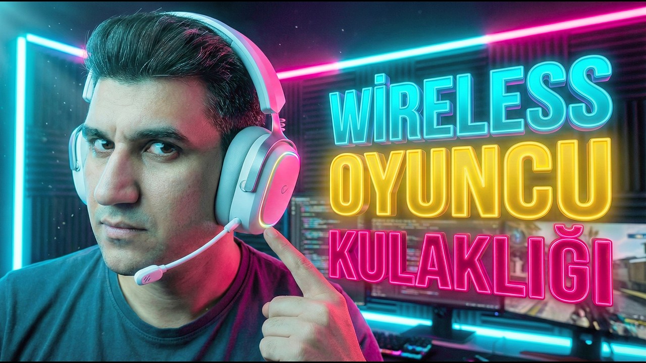 👍KONSOL, PC, MOBİL HER ŞEYE BAĞLA / Rampage Retsu Kablosuz Oyuncu Kulaklığı