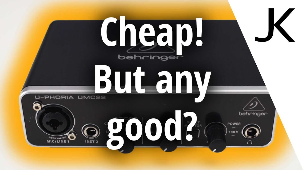 Behringer U-PHORIA UMC22 - NOISE performance and more SPECS tested!!!