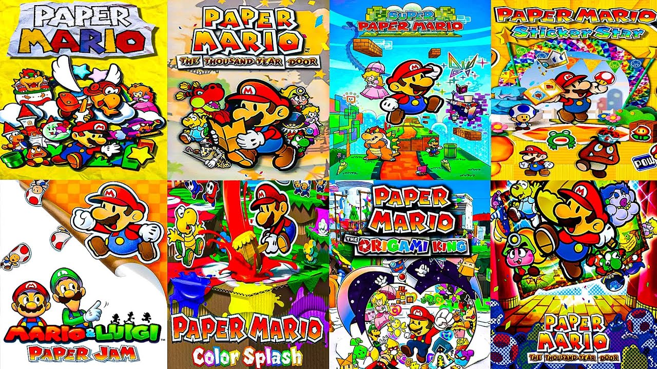The Evolution of PAPER MARIO Games (2000-2024)