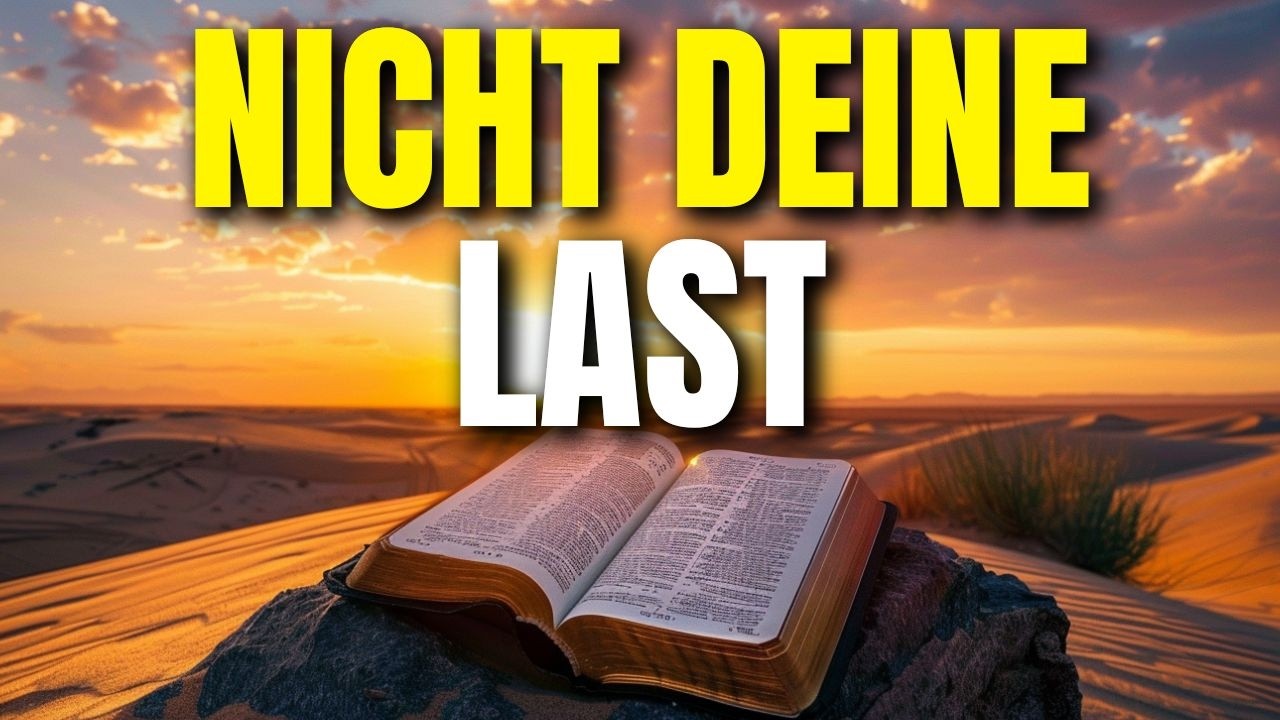 H&ouml;r auf, das zu tragen, worum Gott dich nie gebeten hat | Morgengebet