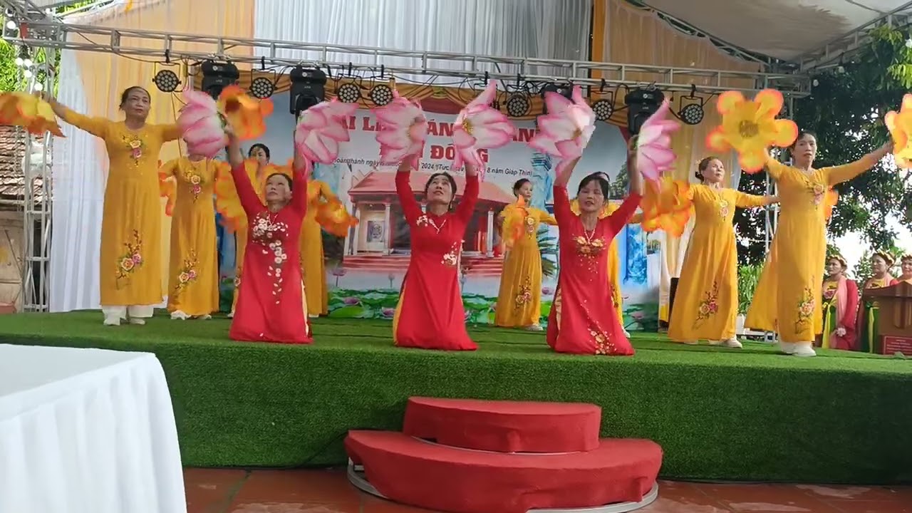 dâng văn chầu tổ,, múa Khánh thành đền đông,, Khánh Hòa,,CLB,,DV,,th một BD