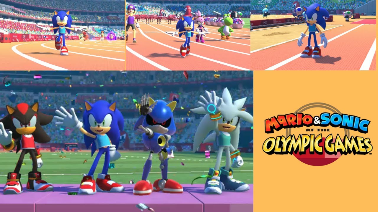 Mario & Sonic At The Olympic Games Tokyo 2020 Sonic Event Gameplay Switch